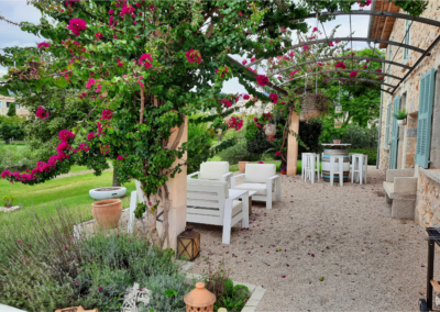 Finca Terrasse, Mallorca, Spanien