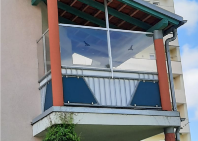 Wohnanlage Viktring Detailansicht Balkon, , Klagenfurt, Kärnten